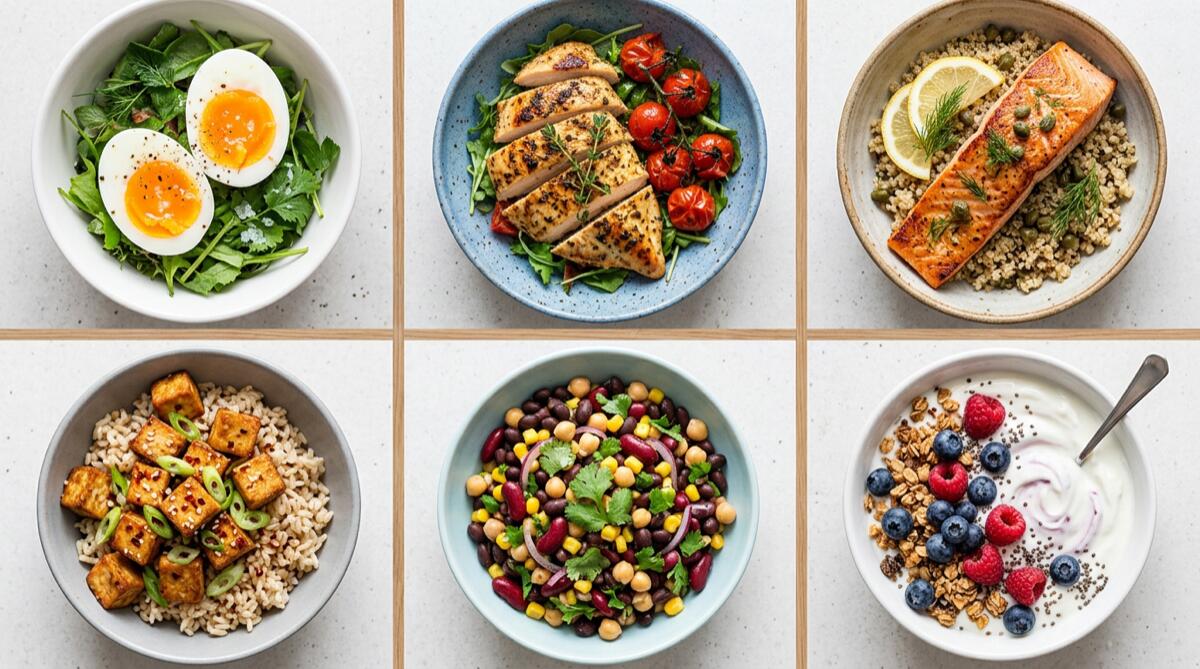 50 najlepszych produktów bogatych w białko: Ranking według kalorii