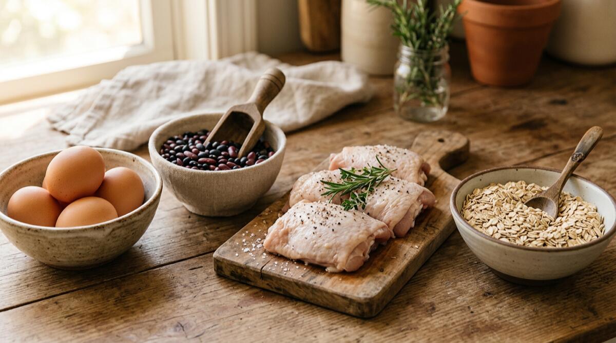 Tanie posiłki bogate w białko: Jak trzymać makro i nie zbankrutować
