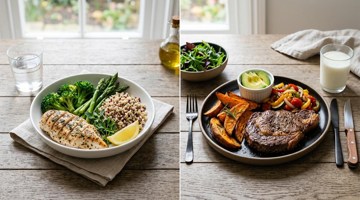 Mini cut i mini bulk: Praktyczny poradnik budowania sylwetki bez zalewania